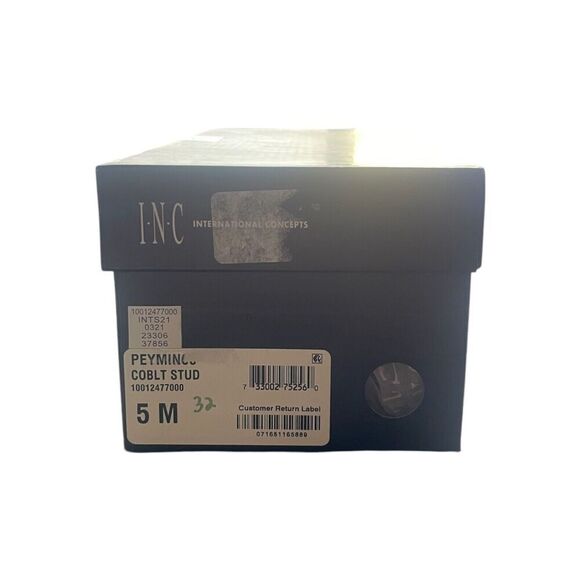 INC international Concepts Women's Peymin Pool Slides Cobalt Blue Slip On Sz 5 - Picture 8 of 8